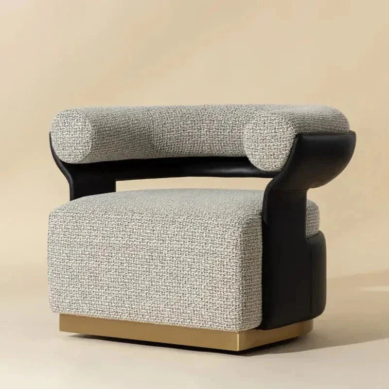 Olida Performance Fabric Swivel Lounge Chair-Lounge Chairs-SUNPAN-LOOMLAN