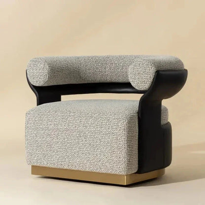 Olida Performance Fabric Swivel Lounge Chair-Lounge Chairs-SUNPAN-LOOMLAN