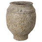 Olive Reef Green Ceramic Round Jar - LOOMLAN - Emissary - Planters