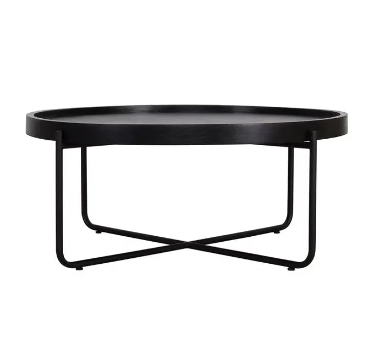 Oliver Round Coffee Table Black