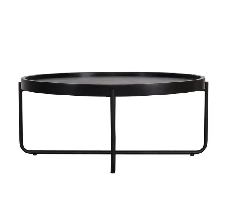 Oliver Round Coffee Table Black