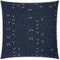 Ollie Navy Global Navy Large Throw Pillow Insert - LOOMLAN - D.V. Kap - Throw Pillows