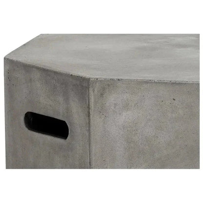 Ollo End Table Concrete For Indoor Outdoor - LOOMLAN - SUNPAN - Outdoor Side Tables