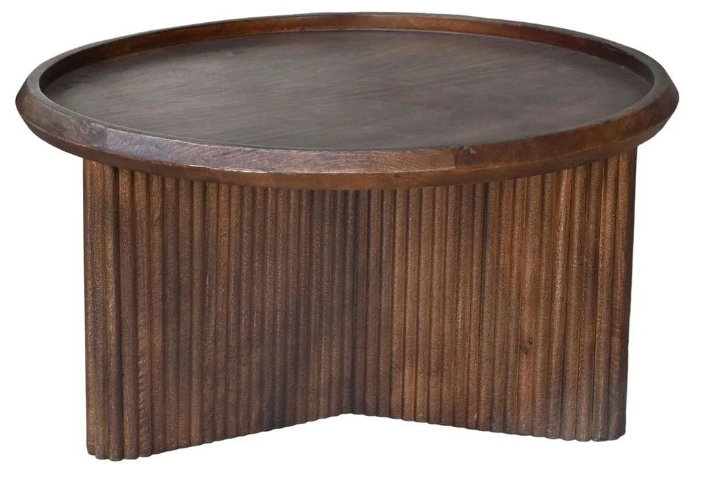Olmira Wooden Round Coffee Table