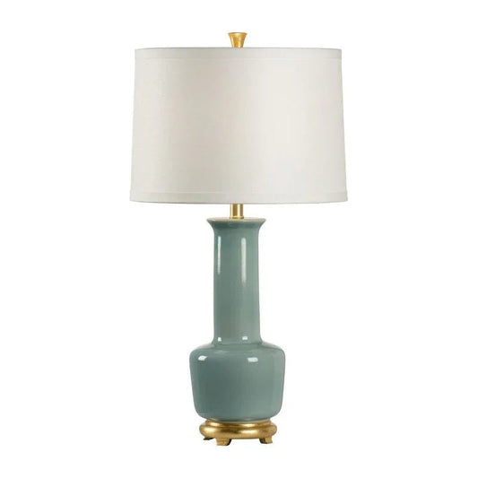 Olsen Bayboro Blue Ceramic Made Table Lamp - LOOMLAN - Wildwood - Table Lamps
