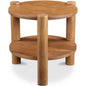 Olsen Natural Solid Wood Round Accent Table - LOOMLAN - Moe's Home - Side Tables