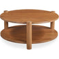 Olsen Natural Solid Wood Round Coffee Table - LOOMLAN - Moe's Home - Coffee Tables