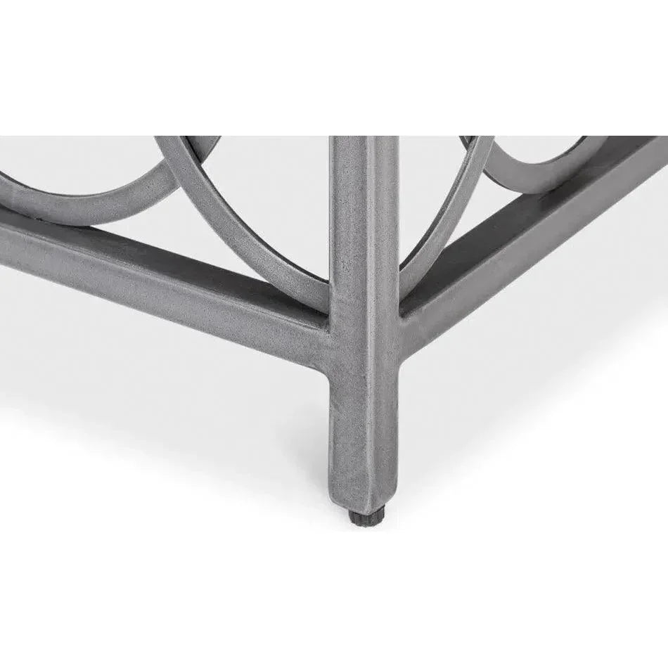 Olympia Square Coffee Table White Marble Top - LOOMLAN - Sarreid - Coffee Tables