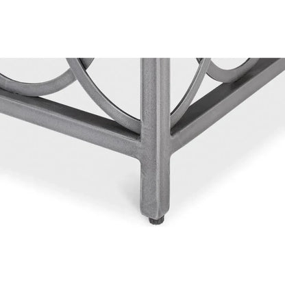 Olympia Square Coffee Table White Marble Top - LOOMLAN - Sarreid - Coffee Tables