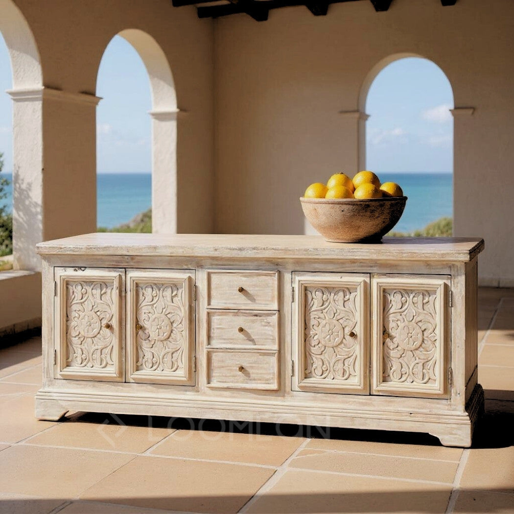 Olyndra Extra Long Wood Credenza