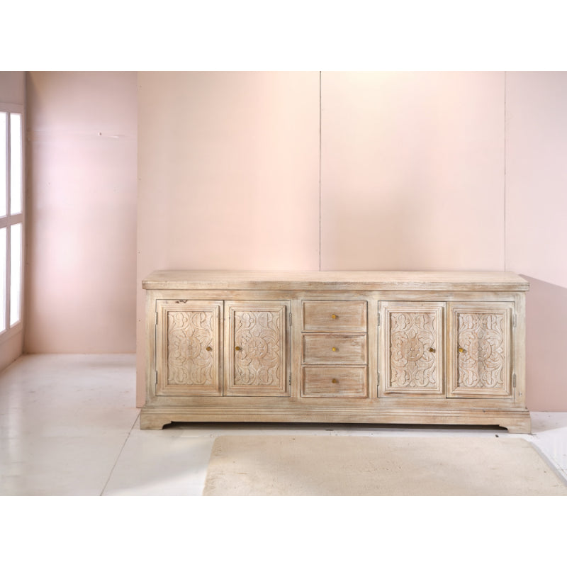 Olyndra Extra Long Wood Credenza