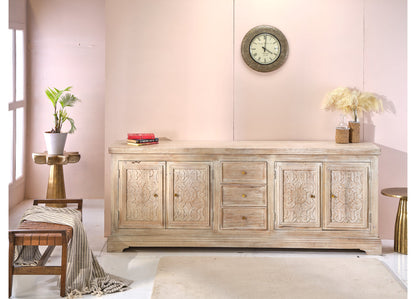Olyndra Extra Long Wood Credenza