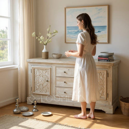 Olyndra Two Doors Wood Sideboard