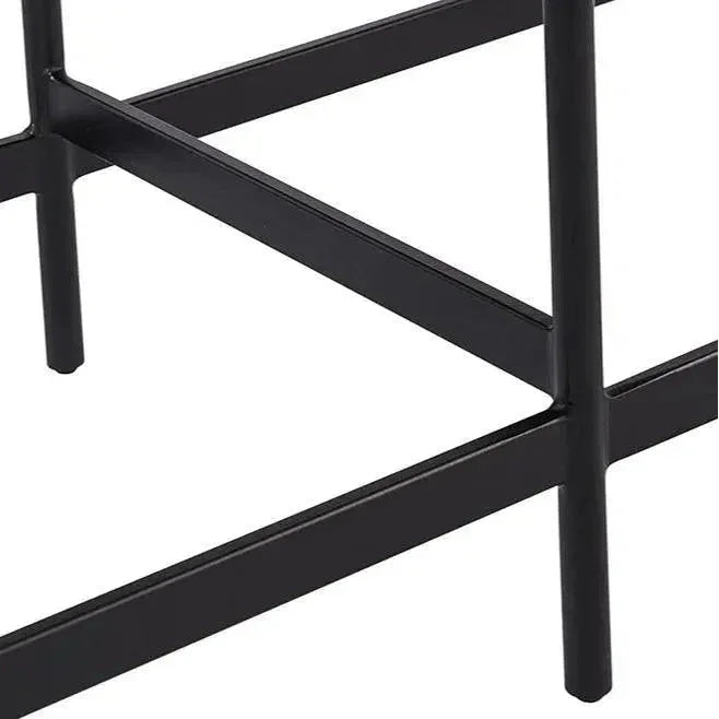 Omari Bench Light Tan Leather Hand Iron Base - LOOMLAN - SUNPAN - Bedroom Benches