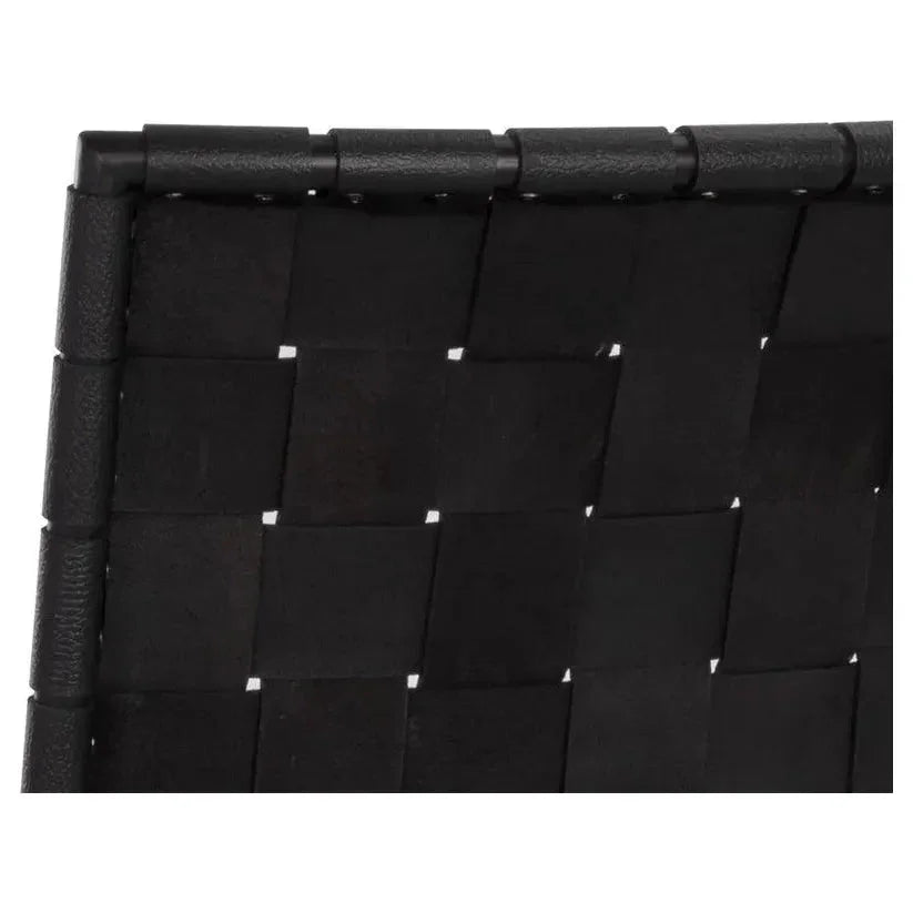 Omari Leather Unique Styled Barstool - LOOMLAN - SUNPAN - Bar Stools