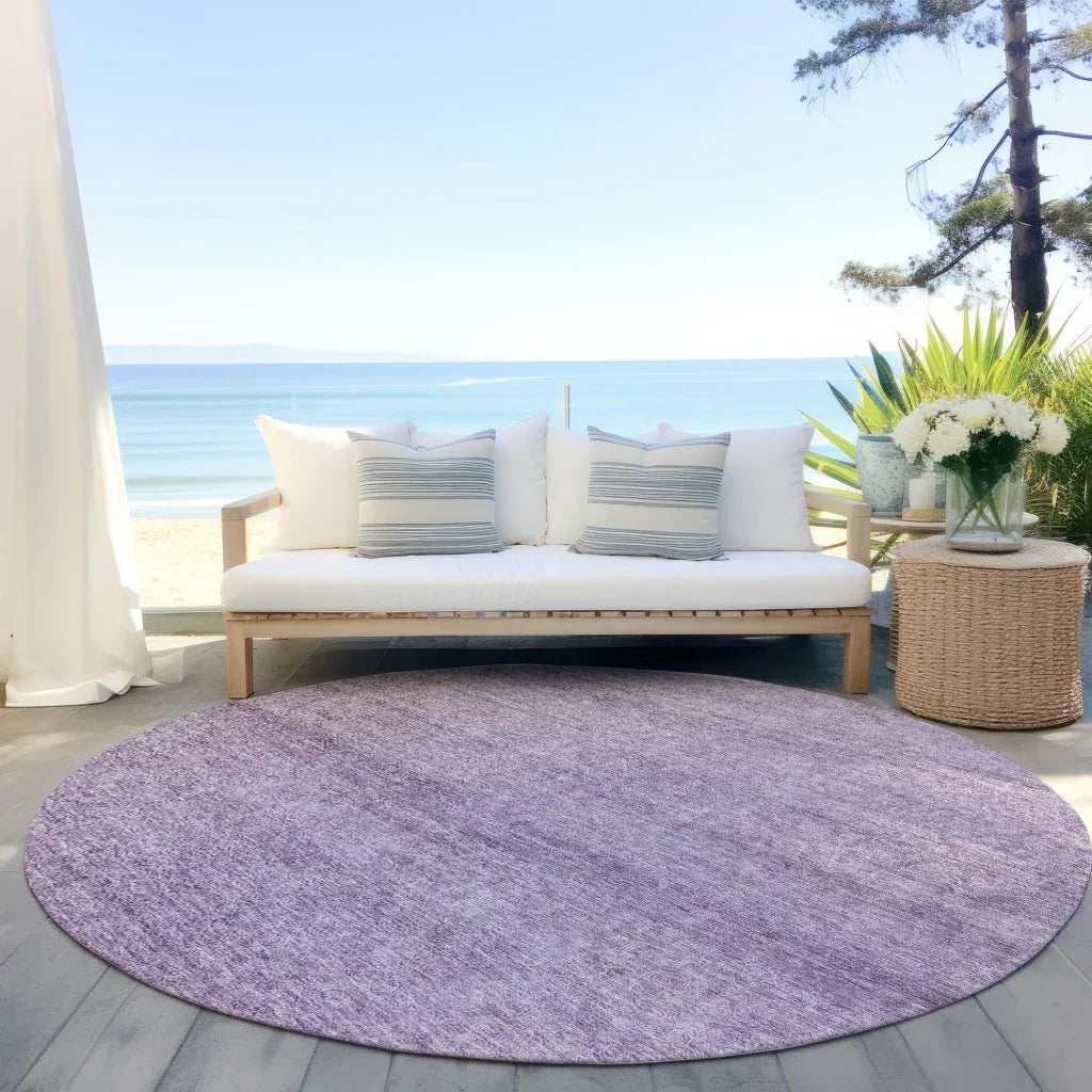 Omera Purple Washable Indoor - Outdoor Rug - LOOMLAN - LOOMLAN Rugs - Outdoor Rugs