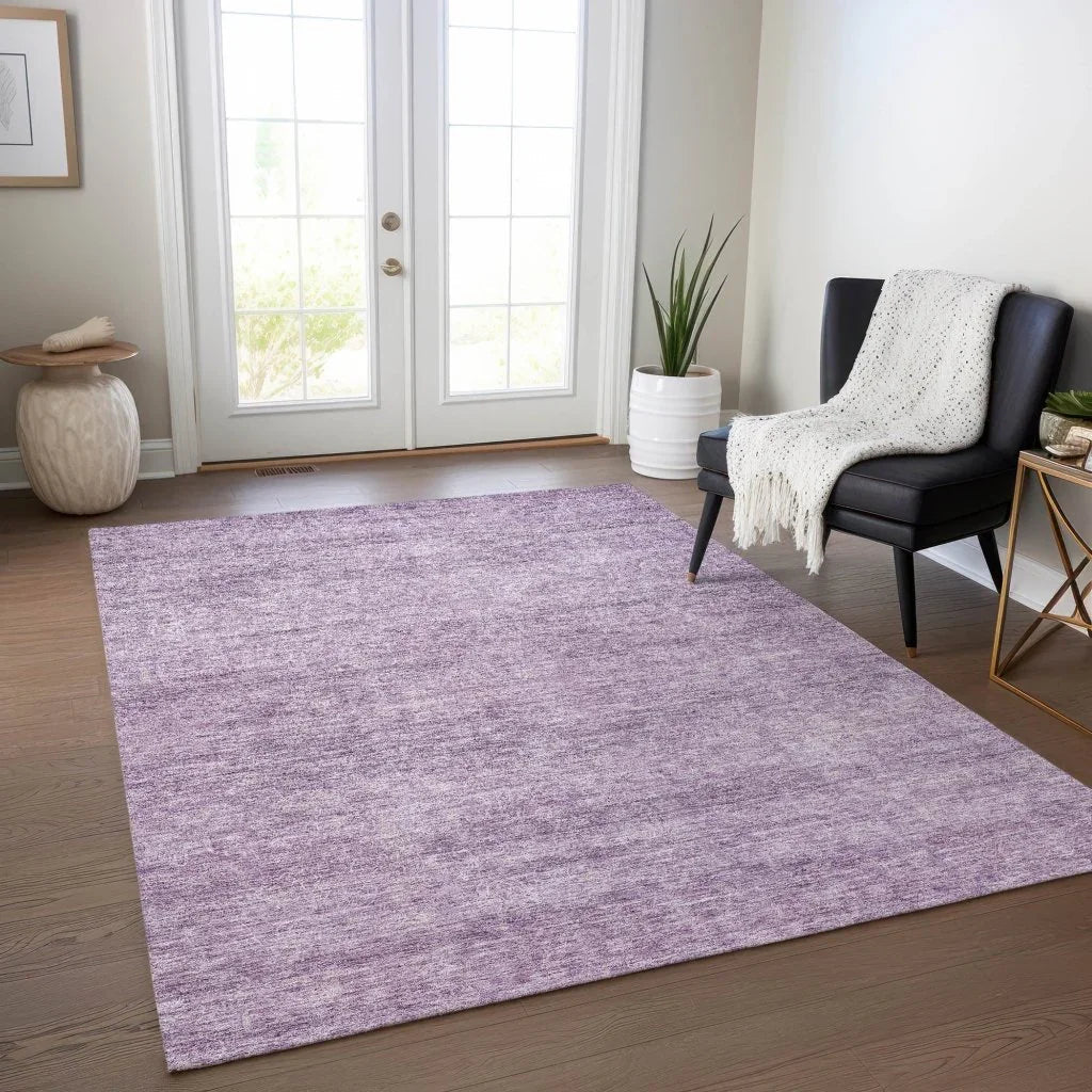 Omera Purple Washable Indoor - Outdoor Rug - LOOMLAN - LOOMLAN Rugs - Outdoor Rugs