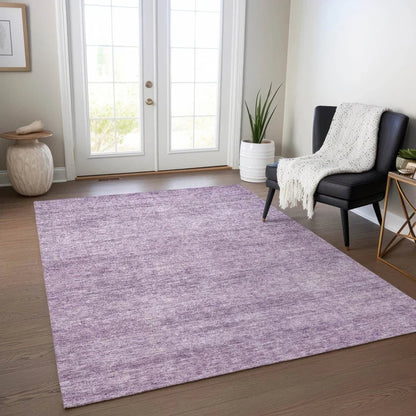 Omera Purple Washable Indoor - Outdoor Rug - LOOMLAN - LOOMLAN Rugs - Outdoor Rugs