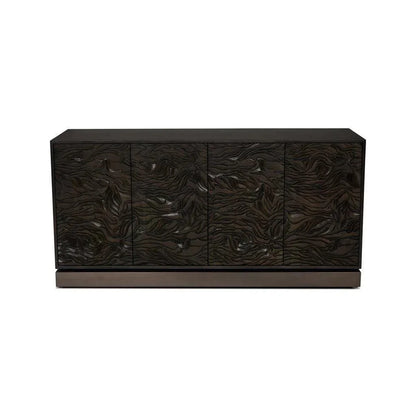 Onda Stainless Steel Based Wooden Buffet - LOOMLAN - Urbia - Buffets