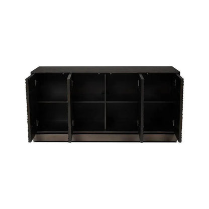 Onda Stainless Steel Based Wooden Buffet - LOOMLAN - Urbia - Buffets