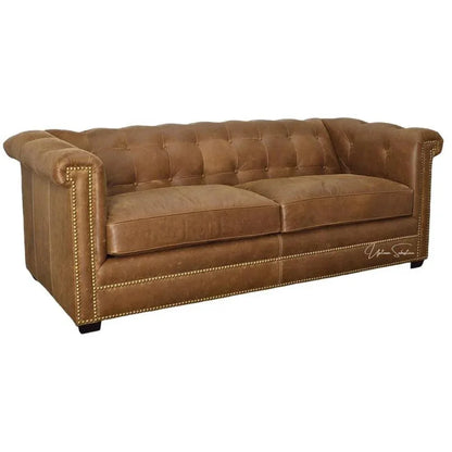 One Leather Sofa to Rule Them All, Custom Made - LOOMLAN - Uptown Sebastian - Sofas & Loveseats