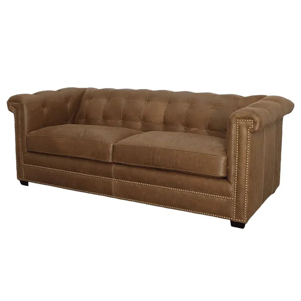 One Leather Sofa to Rule Them All, Custom Made - LOOMLAN - Uptown Sebastian - Sofas & Loveseats