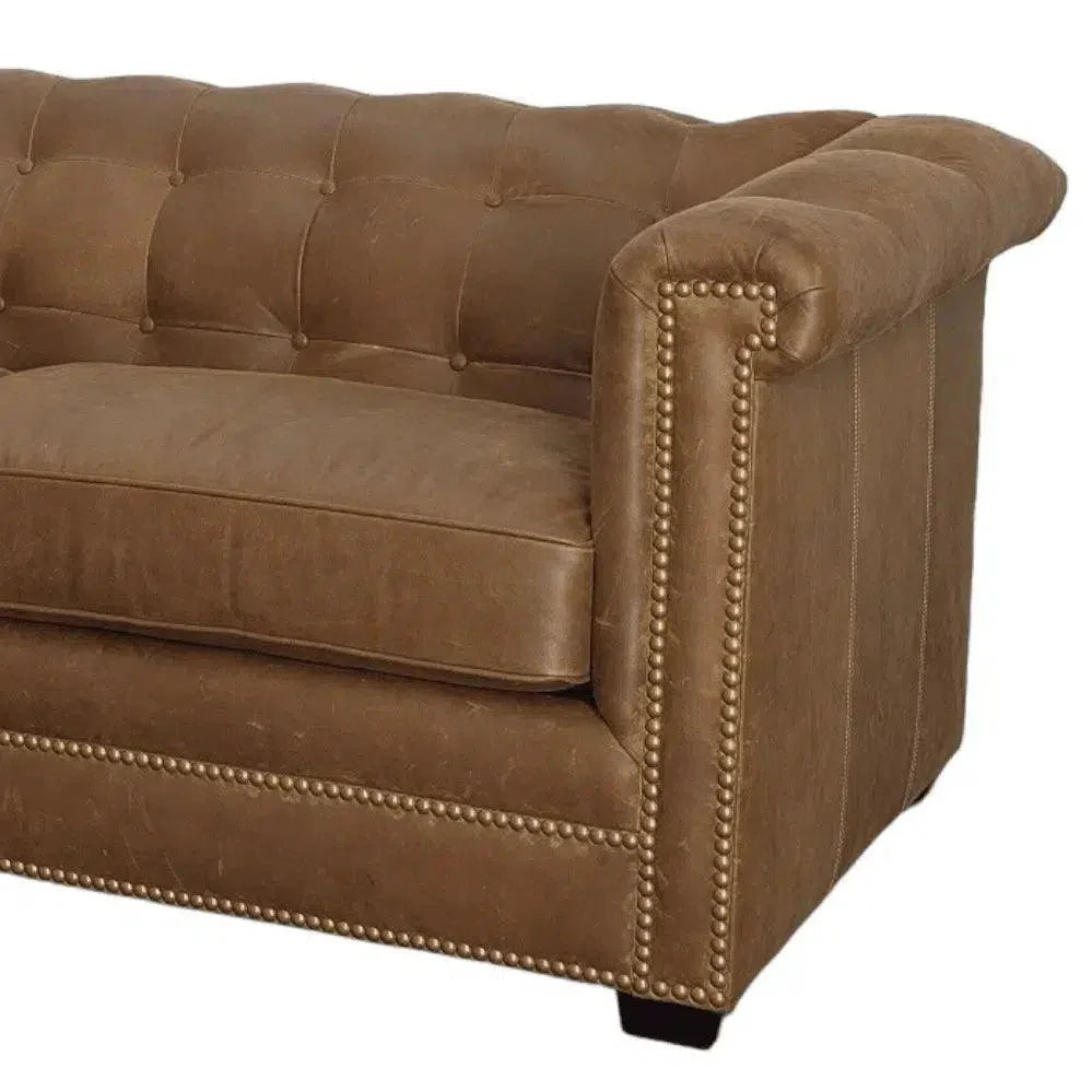 One Leather Sofa to Rule Them All, Custom Made - LOOMLAN - Uptown Sebastian - Sofas & Loveseats