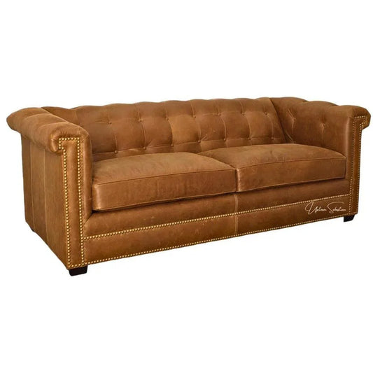 One Leather Sofa to Rule Them All, Custom Made - LOOMLAN - Uptown Sebastian - Sofas & Loveseats
