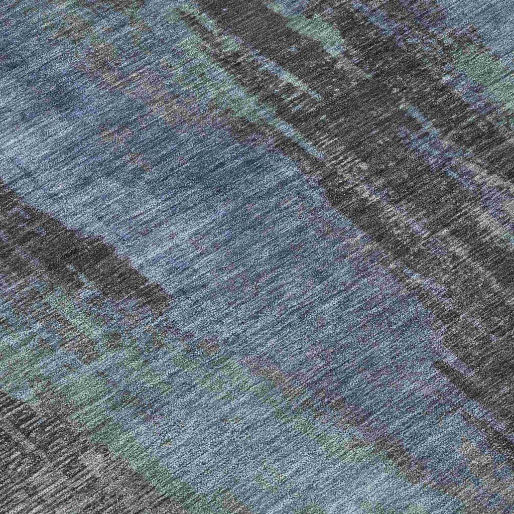 Onyxelle Blue Washable Indoor - Outdoor Rug - LOOMLAN - LOOMLAN Rugs - Outdoor Rugs