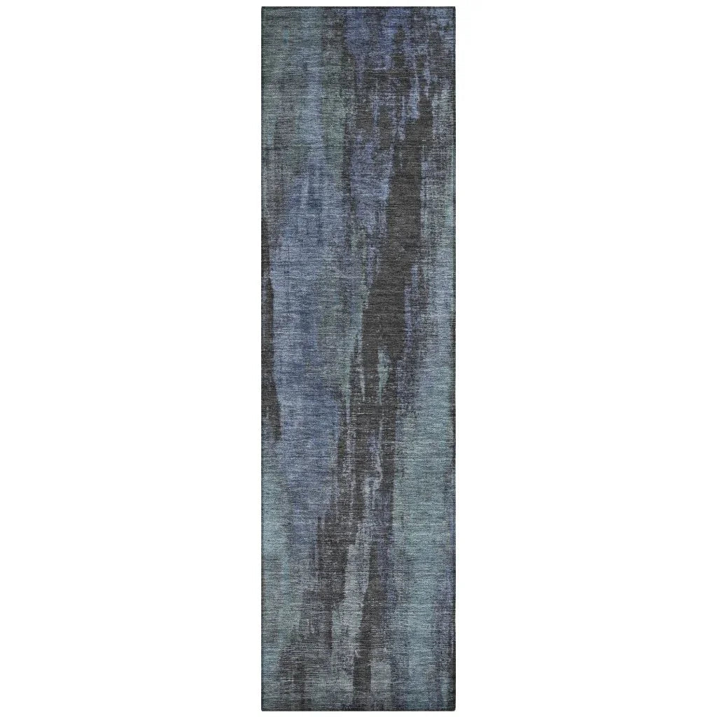 Onyxelle Blue Washable Indoor - Outdoor Rug - LOOMLAN - LOOMLAN Rugs - Outdoor Rugs