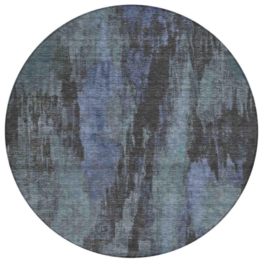 Onyxelle Blue Washable Indoor - Outdoor Rug - LOOMLAN - LOOMLAN Rugs - Outdoor Rugs