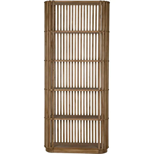 Small Opal Bookcase, Teak - LOOMLAN - Noir - Bookcases