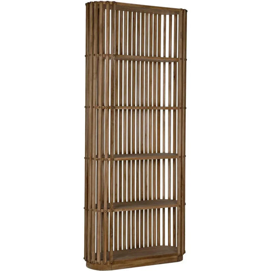 Small Opal Bookcase, Teak - LOOMLAN - Noir - Bookcases