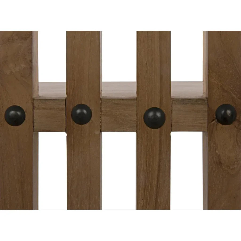 Opal Natural Teak Wood Etagere-Etageres-Noir-LOOMLAN