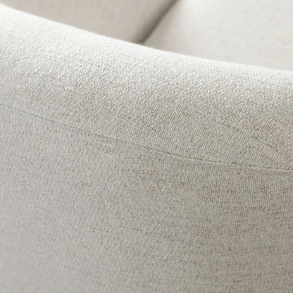 Opal Oat Fabric Swivel Contoured Arm Chair - LOOMLAN - Diamond Sofa - Club Chairs