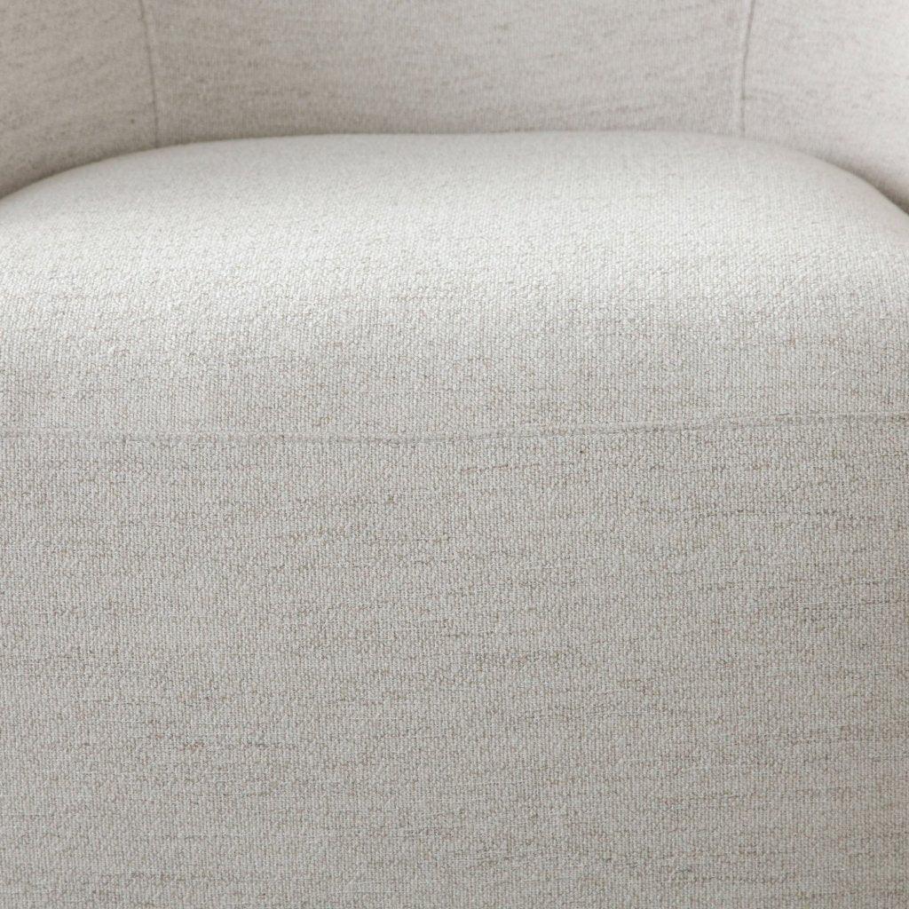 Opal Oat Fabric Swivel Contoured Arm Chair - LOOMLAN - Diamond Sofa - Club Chairs