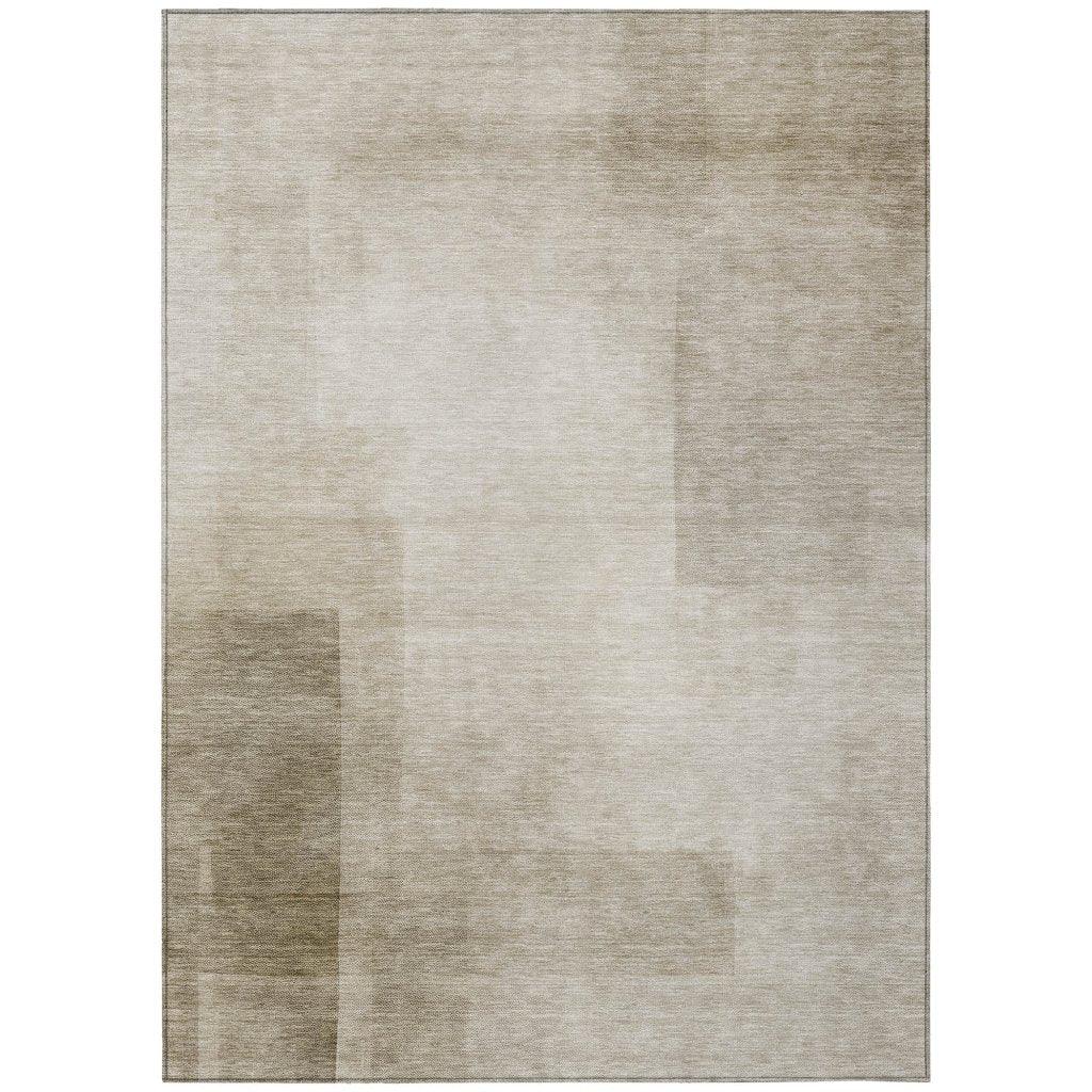 Opaline Brown Washable Indoor - Outdoor Rug - LOOMLAN - LOOMLAN Rugs - Outdoor Rugs