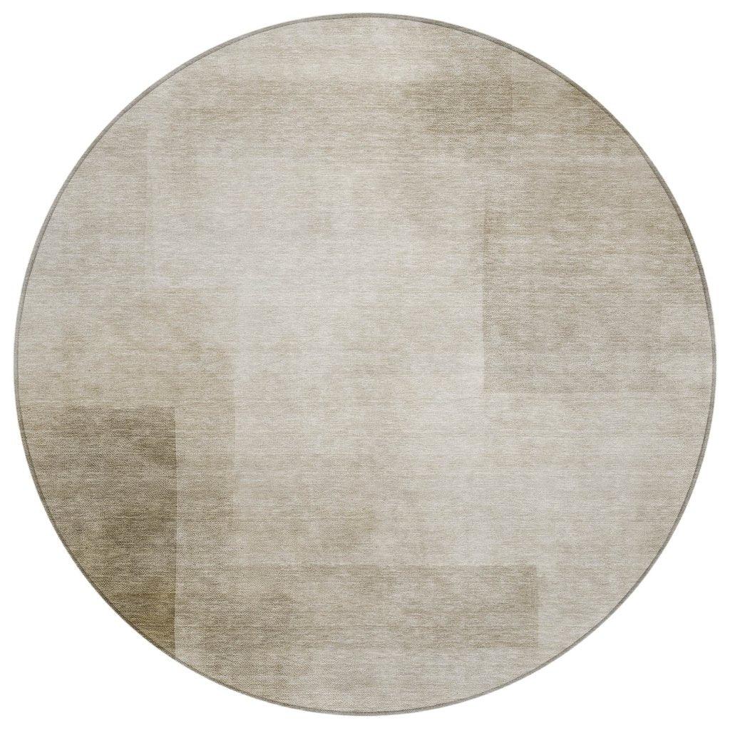 Opaline Brown Washable Indoor - Outdoor Rug - LOOMLAN - LOOMLAN Rugs - Outdoor Rugs