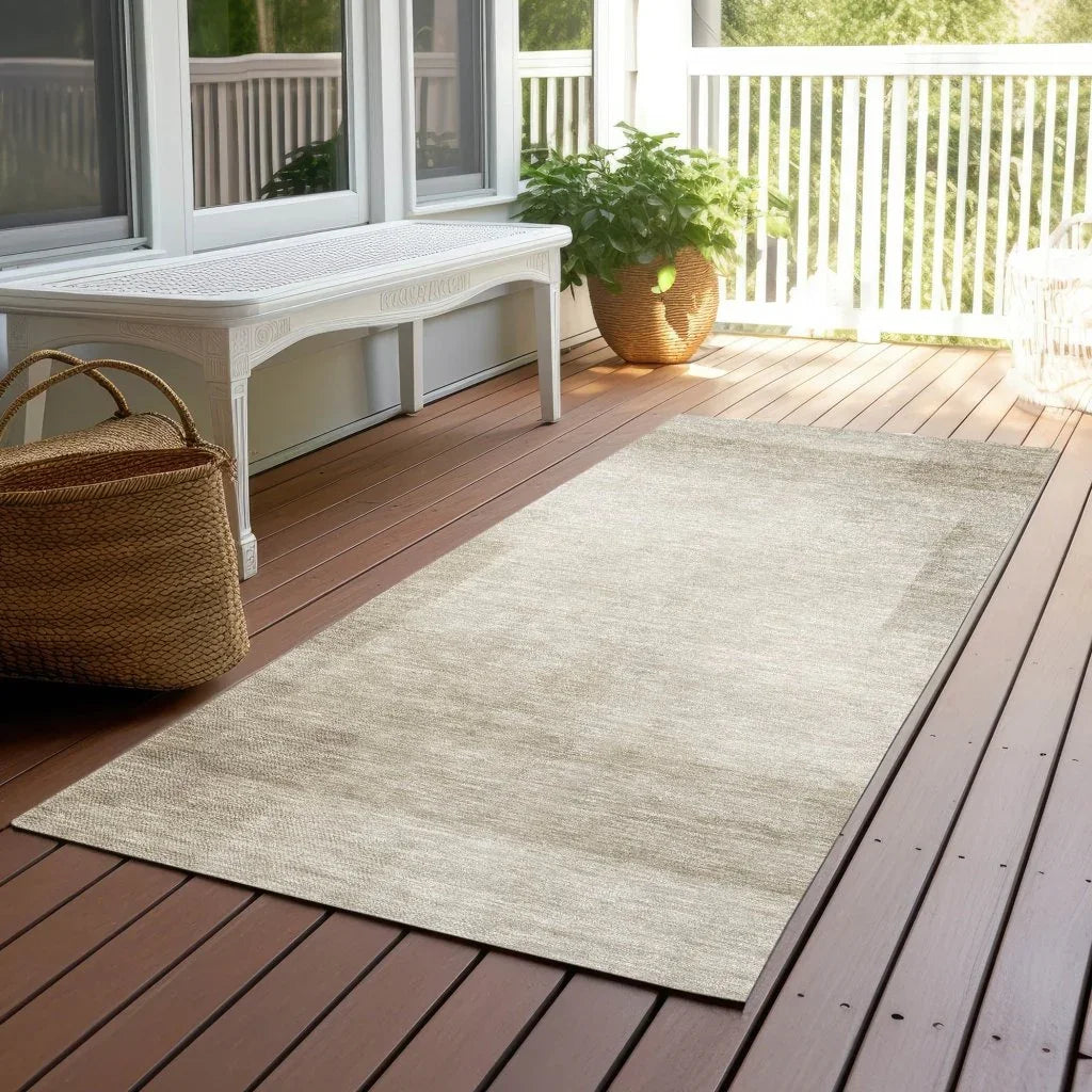 Opaline Brown Washable Indoor - Outdoor Rug - LOOMLAN - LOOMLAN Rugs - Outdoor Rugs