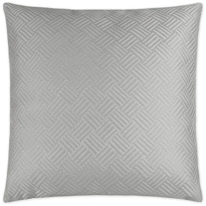 Open Door Platinum Grey Throw Pillow Insert - LOOMLAN - D.V. Kap - Throw Pillows