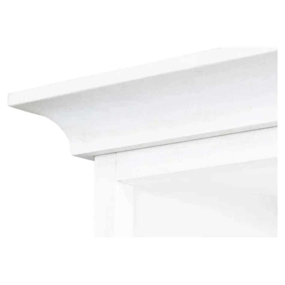 Open Shelf Bookcase Cortina White - LOOMLAN - Sarreid - Bookcases