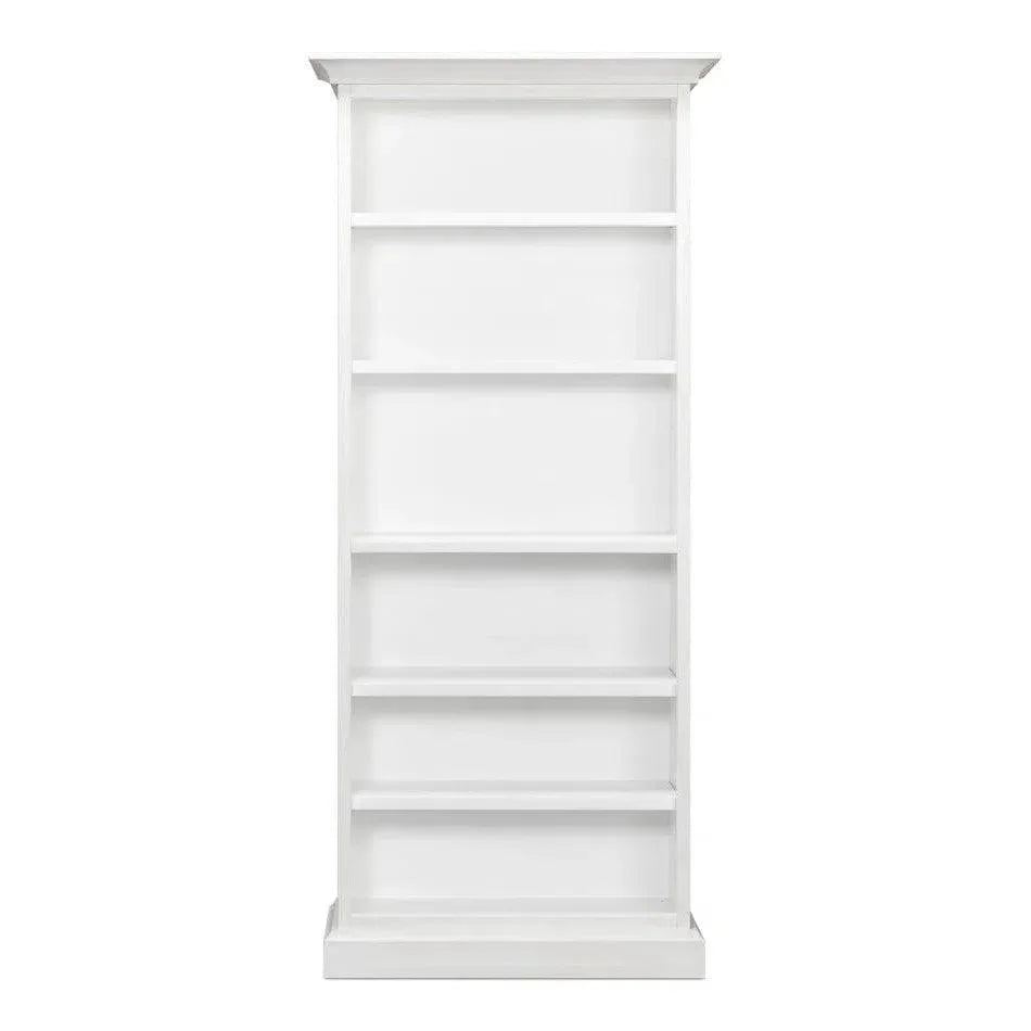 Open Shelf Bookcase Cortina White - LOOMLAN - Sarreid - Bookcases