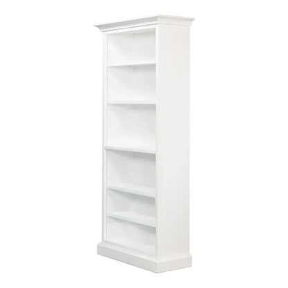 Open Shelf Bookcase Cortina White - LOOMLAN - Sarreid - Bookcases