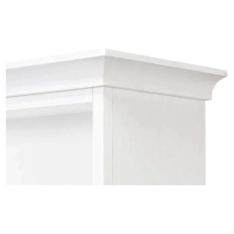 Open Shelf Bookcase Cortina White - LOOMLAN - Sarreid - Bookcases