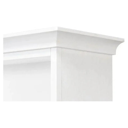 Open Shelf Bookcase Cortina White - LOOMLAN - Sarreid - Bookcases