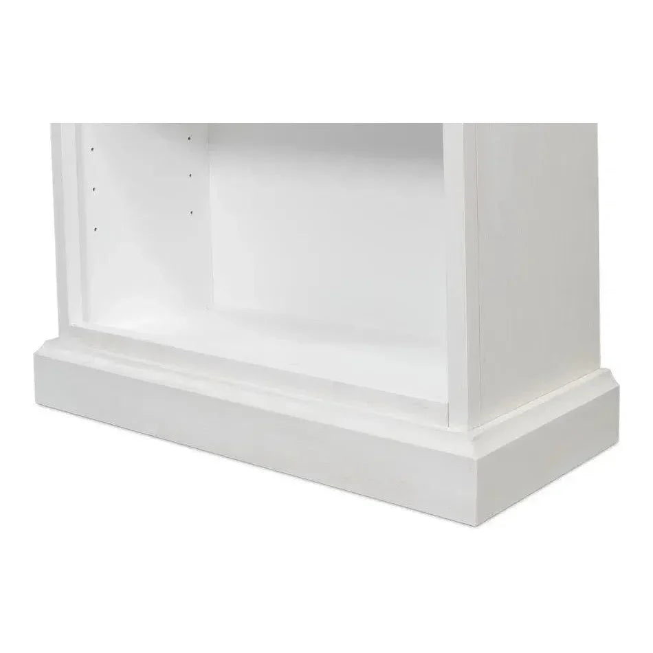 Open Shelf Bookcase Cortina White - LOOMLAN - Sarreid - Bookcases