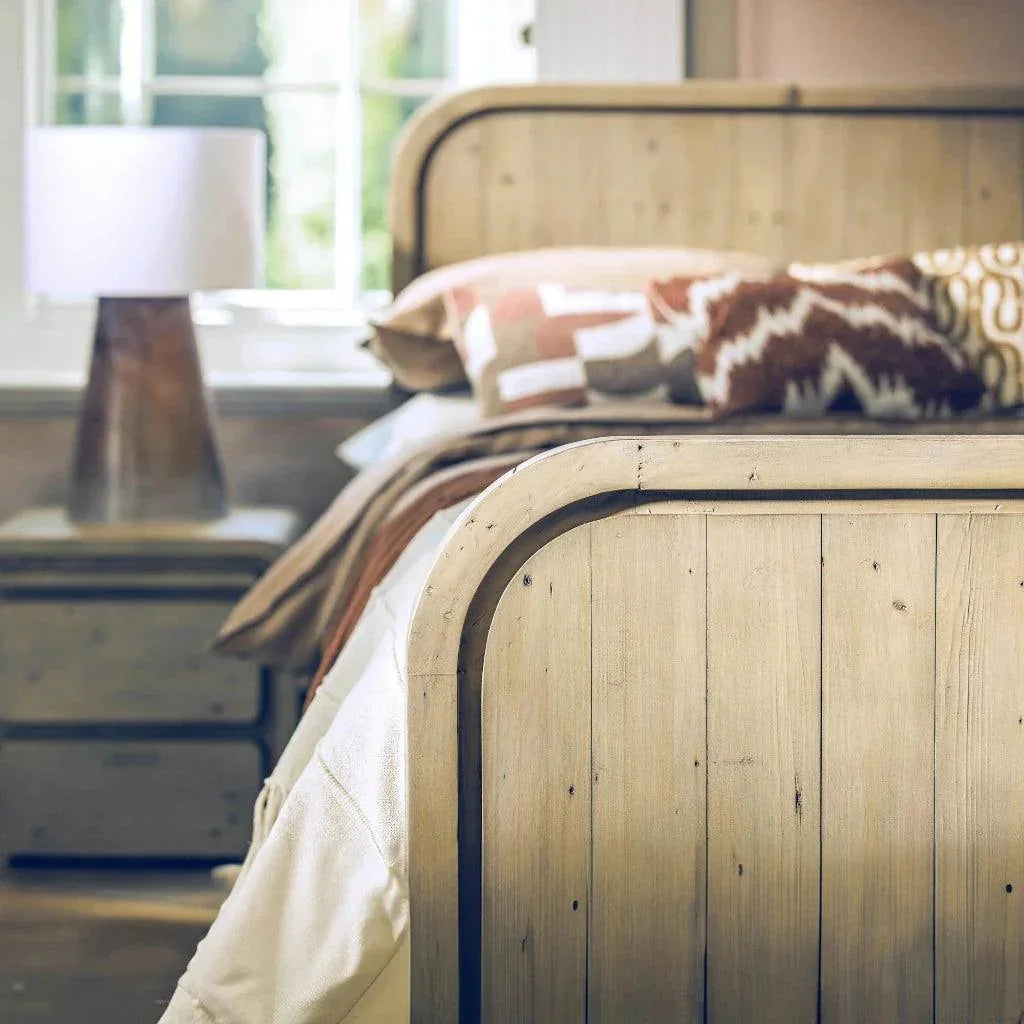 Opera Minimalist Wooden 2 Drawer Nightstand - LOOMLAN - LH Imports - Nightstands