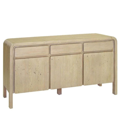 Opera Scrubbed Teak Wood Sideboard - LOOMLAN - LH Imports - Sideboards