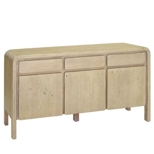 Opera Scrubbed Teak Wood Sideboard - LOOMLAN - LH Imports - Sideboards