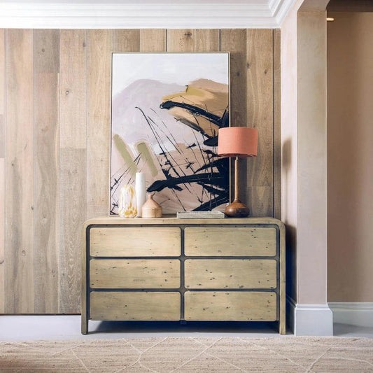 Opera Wooden Modern 6 Drawer Dresser - LOOMLAN - LH Imports - Dressers